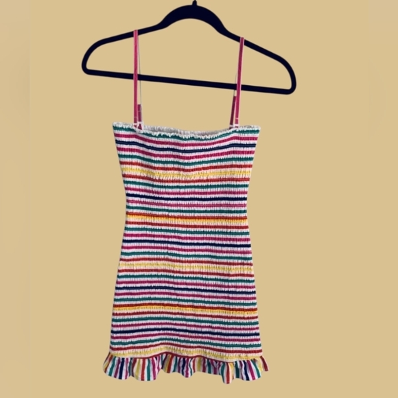 Lovers + Friends Rainbow Stripe Burson Bodycon Mini Dress XXS - Picture 6 of 11
